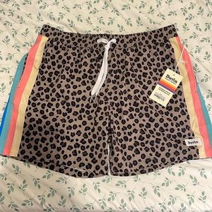 Brand new with tag Duvin Design Company cheetah disco swim shorts size XL